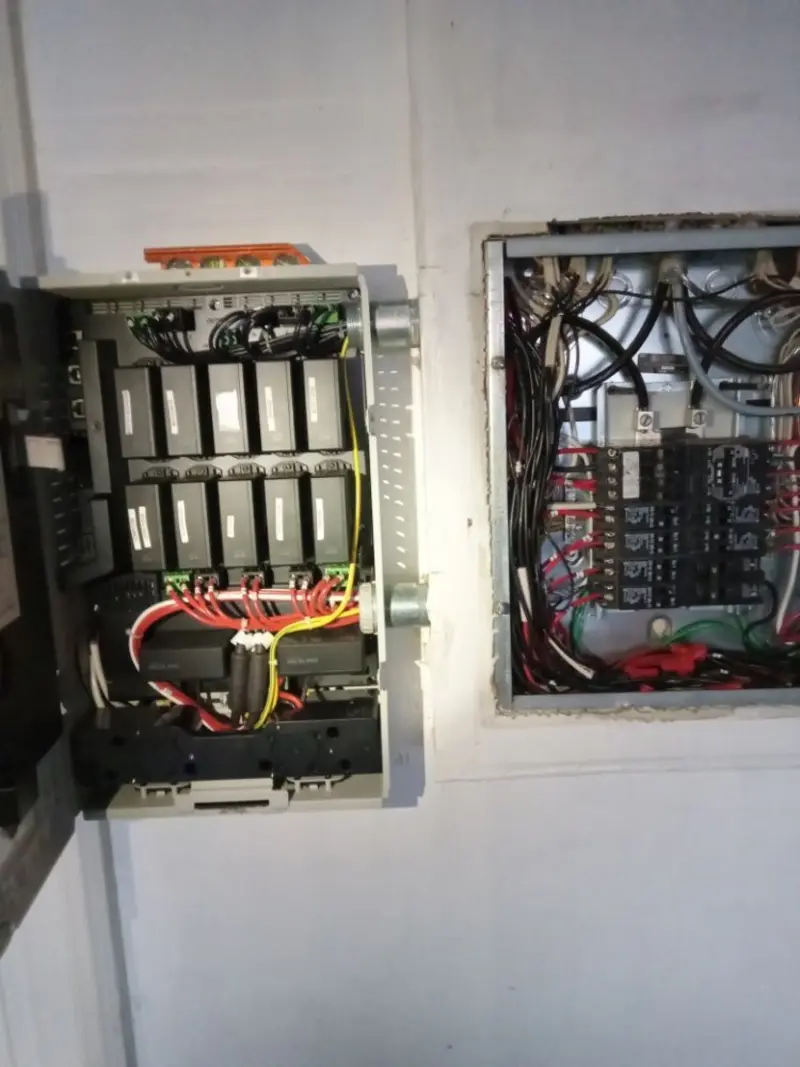 Electrical panel upgrade completed for Ring Doorbell Installation in Hanover